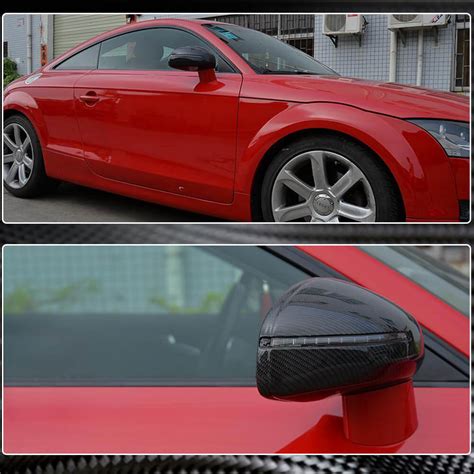 Audi Tt Tts Ttrs R8 Carbon Fiber Side Mirror Cover Caps Exterior Mods Ahacarbon