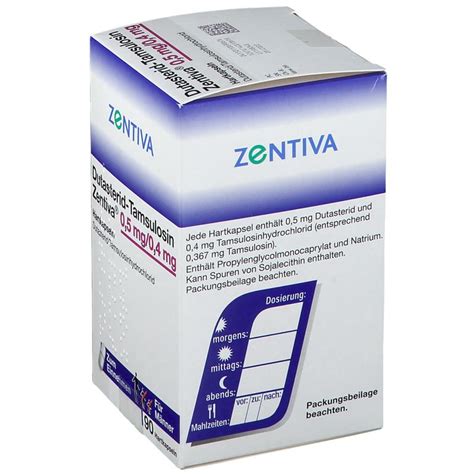 Dutasterid Tamsulosin Zentiva 0 5 Mg 0 4 Mg 90 St Mit Dem E Rezept