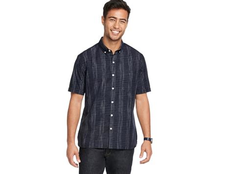 Van Heusen Mens Big And Tall Never Tuck Long Sleeve Shirt Clothing