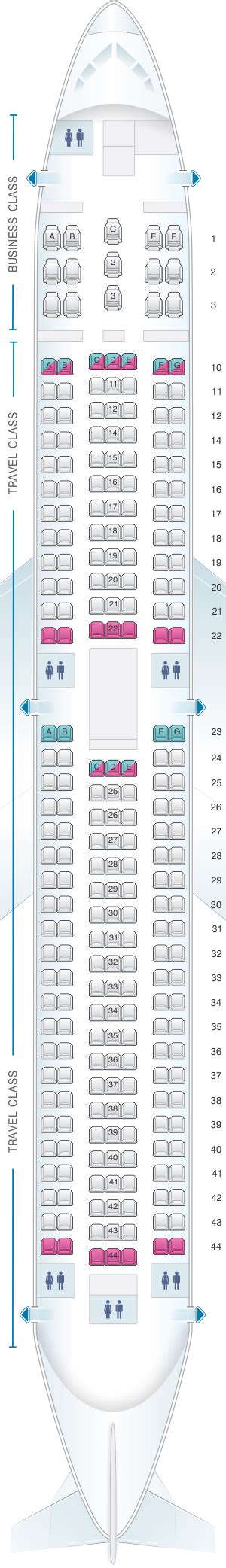 Seat Map Asiana Airlines Boeing B767 300 250pax Seatmaestro