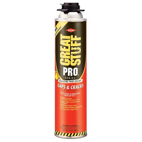 Great Stuff Pro 24 Oz Gaps And Cracks Insulating Foam Sealant 341557 The Home Depot