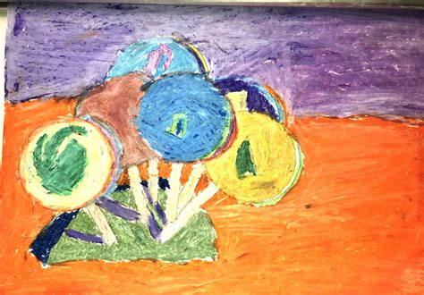 Wayne Thiebaud Forms Lollipop Oil Pastel Lesson Create Art With Me