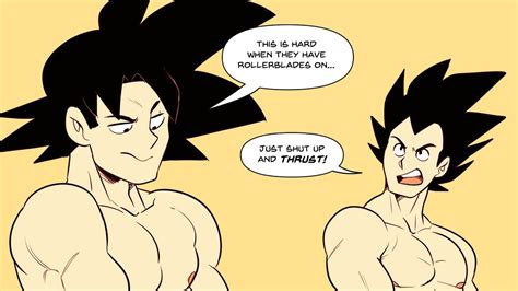 Vegeta And Goku Give Their Wives Special Training Dbz Comic Dub Youtube