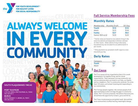 Buras YMCA Membership Rates & Benefits - YMCA of Greater New Orleans