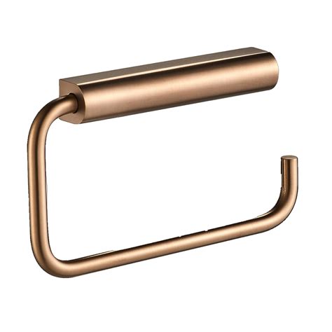 VOS Toilet Roll Holder - Brushed Bronze | Tap Warehouse