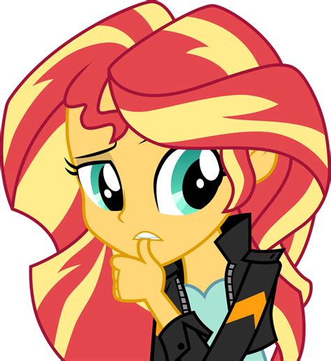 Nervous Sunset Shimmer By Cloudyglow On Deviantart