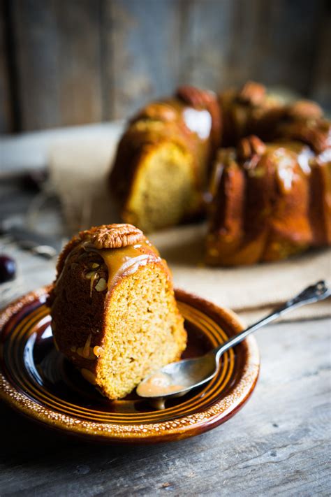 Pumpkin Apple Bundt Cake Recipe With Caramel Glaze Np