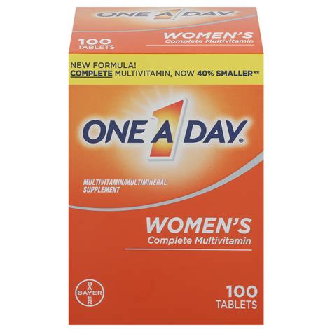 Save On One A Day Womens Complete Multivitamin Tablets Order Online