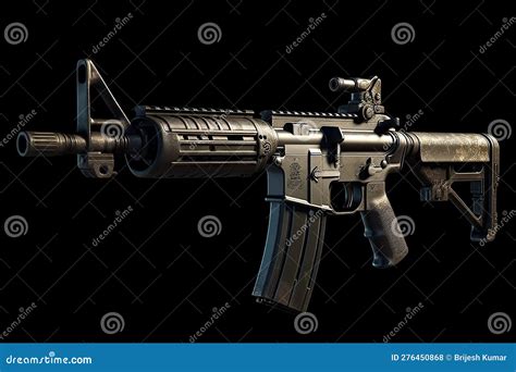 Modern Weapons for Military and War Enforcement. Stock Illustration ...