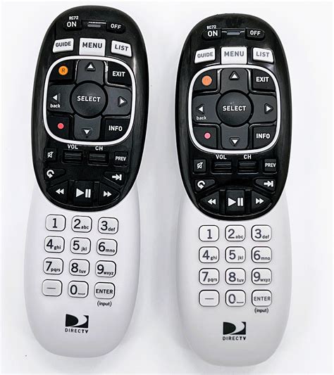 (2 Pack) Replacement DirecTV RC72 IR RF Remote Control For DirecTV ...