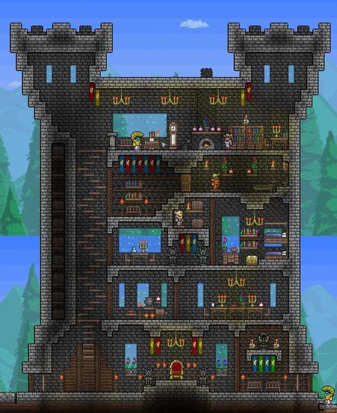 11 Terraria castle ideas | terraria castle, terraria house ideas ...