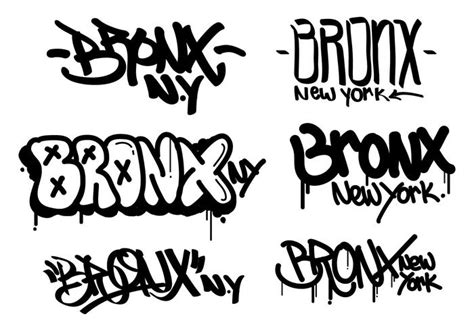 Bronx Graffiti Tagging 159784 Vector Art at Vecteezy