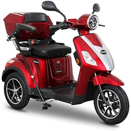 VELECO Senior Mobile Tricycle Retro Electric Scooter Senior Vehicle 650