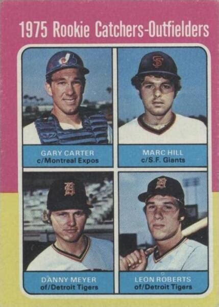 1975 Topps 1975 Rookie Catchers Outfielders 620 Gary Carter Dan