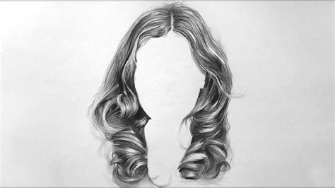 Drawing Women's Hair (Realistic Appeal) (Time-Lapse) - YouTube