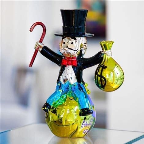 Monopoly Sitting On Money Bag By Alec Monopoly On Artnet