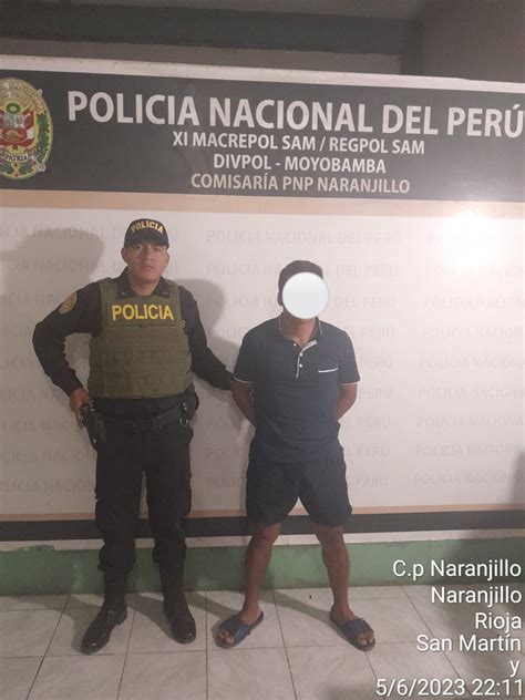 Policía Nacional Del Perú On Twitter Sanmartín📸 Por La Presunta