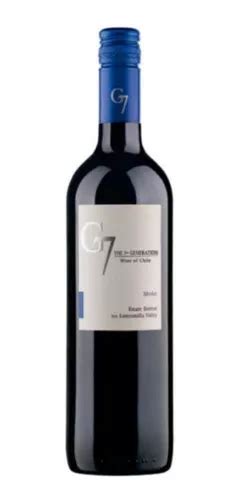 Vinho Chileno G7 7th Generation Clássico Merlot Cx 6 Unid Frete grátis