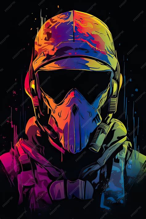 Premium Photo | Call of Duty Colorful Gaming Wallpaper 4K