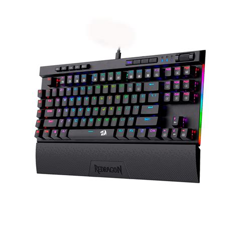 Teclado Mecânico Optico Gamer Redragon Magic Wand Pro K587 Rgb Switch