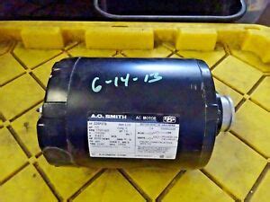 A O Smith Century Air Compressor Motor 327P376 1 3HP Carbonator Pump