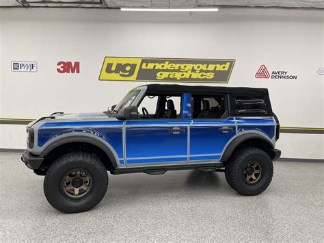 Ug Ford Bronco Retro Fade Graphics Kit Bronco6g 2021 Ford Bronco