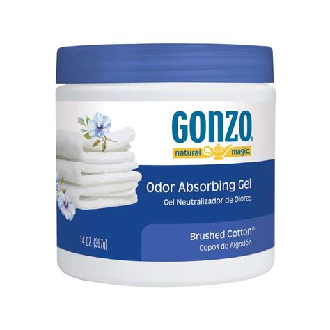 Gonzo Natural Magic 14 Oz Brushed Cotton Odor Absorbing Gel 4120d