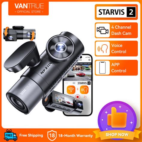 Official Vantrue N Channel Wifi All Sides Dash Cam Starvis