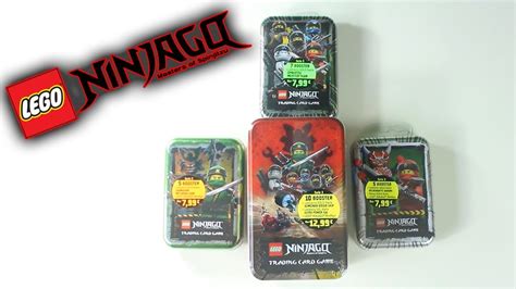 Lego Ninjago Unboxing Trading Card Tin Boxen Serie Unboxing