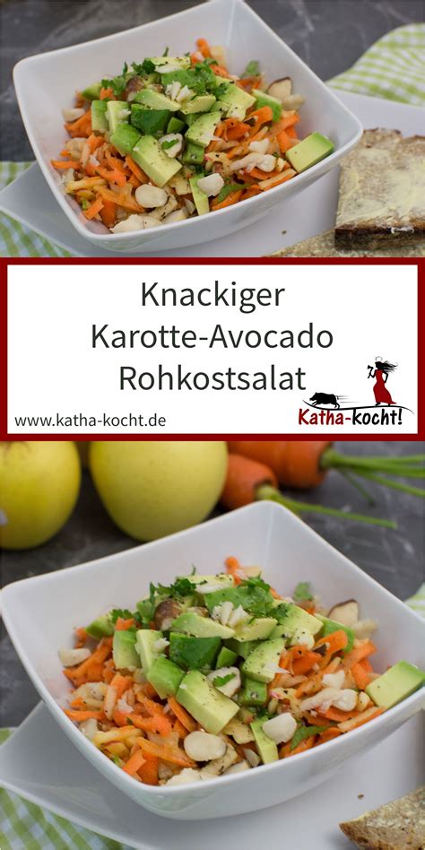 Karotten Avocado Rohkostsalat Foodbloggers From Germany