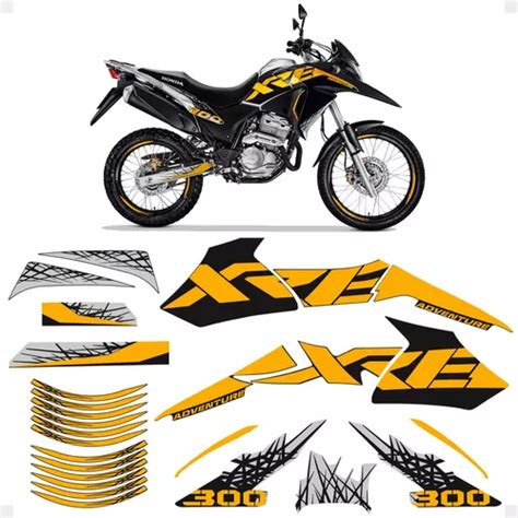 Kit Adesivos Moto Honda Xre Adventure Tanque