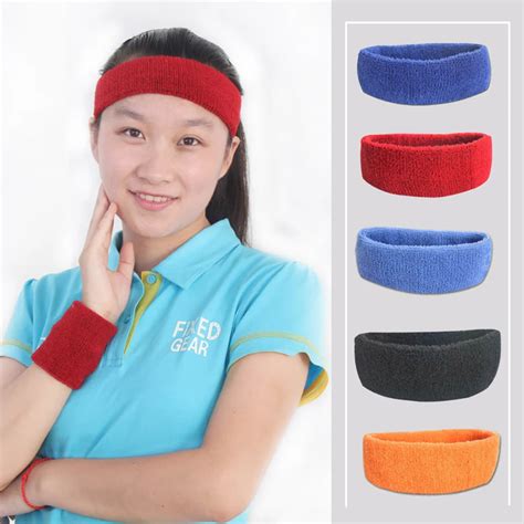 Women Men Elasticity Turban Headbands Sports Yoga Cotton Multi Colors