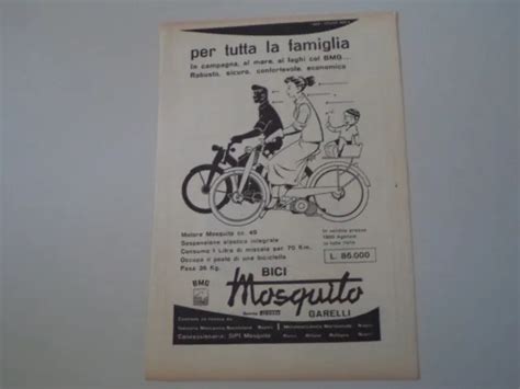 Advertising Pubblicit Bici Bicicletta Garelli Mosquito Eur