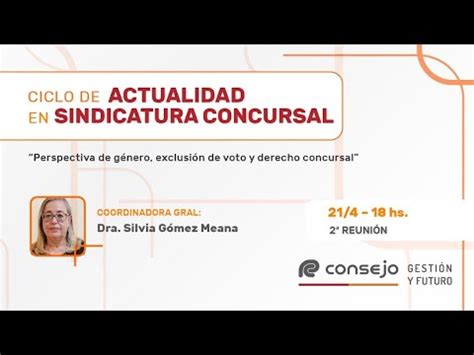 Ref Kp Ciclo Actualidad En Sindicatura Concursal Reuni N