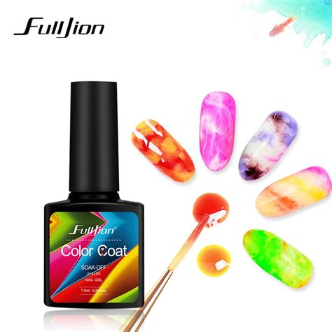 Fulljion Clear Blooming Gel Nail Polish Magic Blossom Effect Soak Off