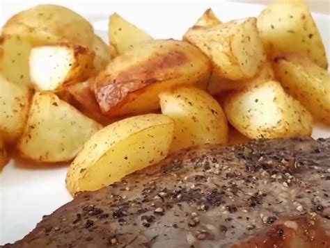 Easy Air Fryer Steak With Roasted Potatoes Recipe Air Fryer Dinner Recipes Steak And Baked