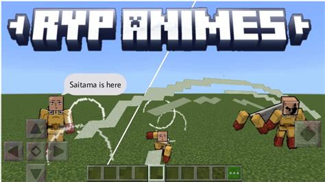 This Saitama Addon Looks Cool Anime Ryp Addon Mod For Minecraft PE