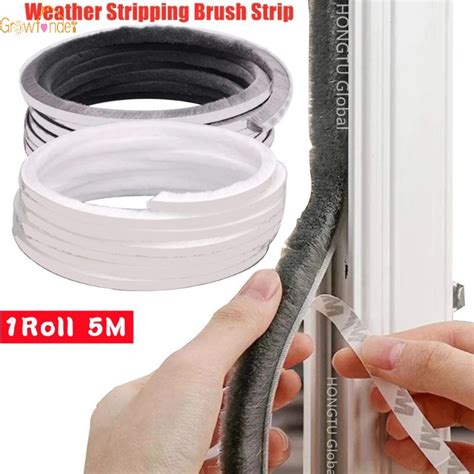 M Self Adhesive Door Windproof Brush Strip Window Sound Insulation