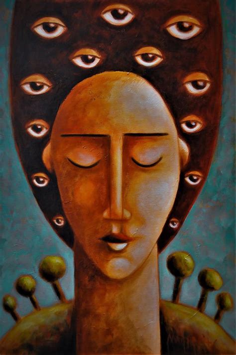 All Seeing Painting By Zsolt Malasits Saatchi Art