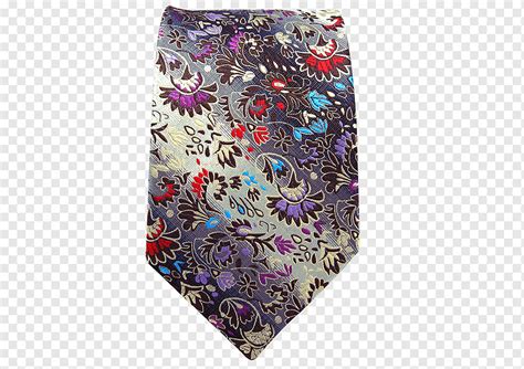 Necktie Textile Paisley Silk Jacquard Loom Shirt Purple Blue