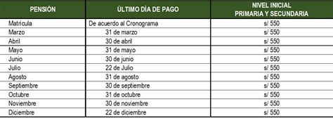 Cronograma de Matrícula y Plan de Pagos 2024