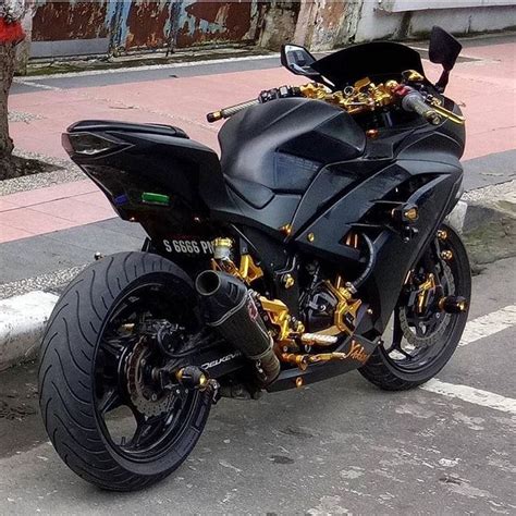 Gold And Black Custom Bike Motorcycle Super Bikes Sport Motorcycle