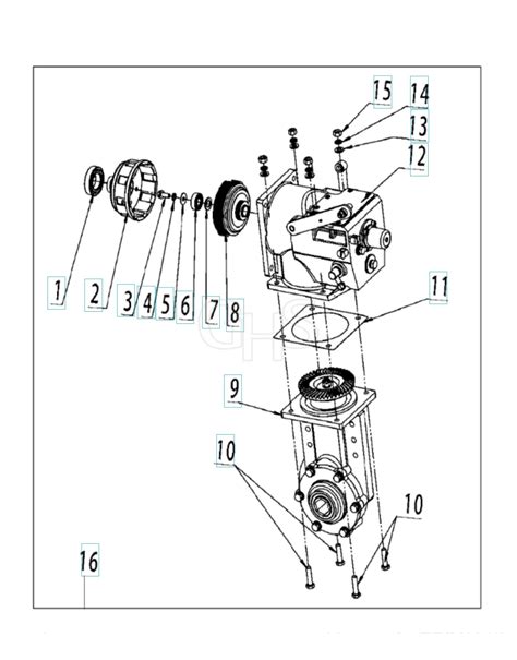 Husqvarna TF544 Transmission GHS