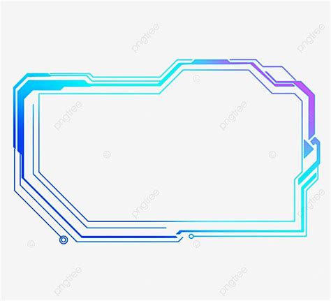 Technology Borders Clipart Vector, Technology Border, Frame, Geometric ...