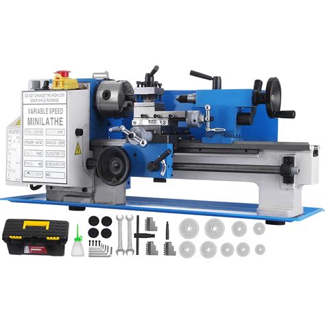 VEVOR Metal Lathe 7 X 14 Mini Metal Lathe 0 2500 RPM Variable Speed