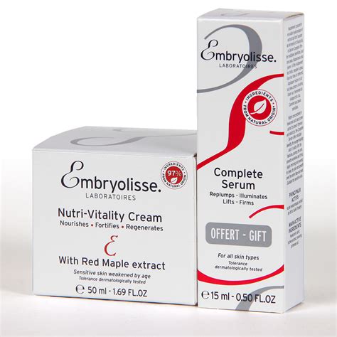 Embryolisse Cr Me Nutri Vitalit L Rable Rouge Ml Embryolisse