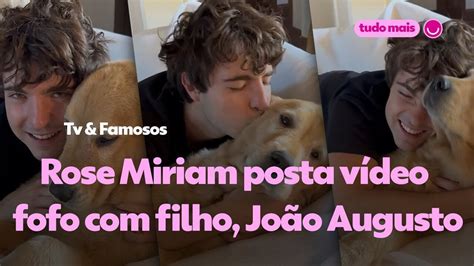 Rose Miriam Abre Lbum De Fotos O Filho Jo O Augusto Em Meio A