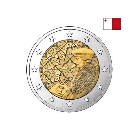 Malta 2 Euro 2022 Erasmus ERA UNC