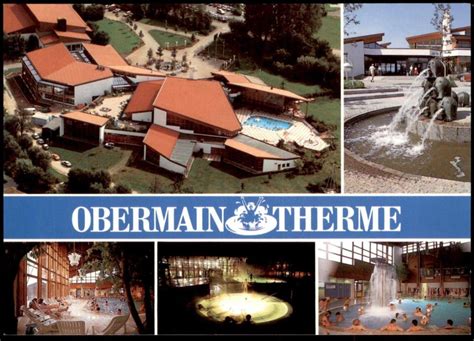 ÄLTERE POSTKARTE OBERMAIN THERME STAFFELSTEIN BAD THERMALBAD WELLNESS