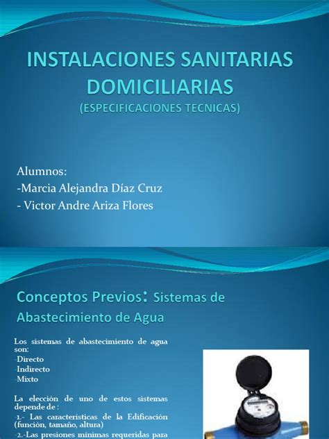 PDF INSTALACIONES SANITARIAS DOMICILIARIAS 1 DOKUMEN TIPS